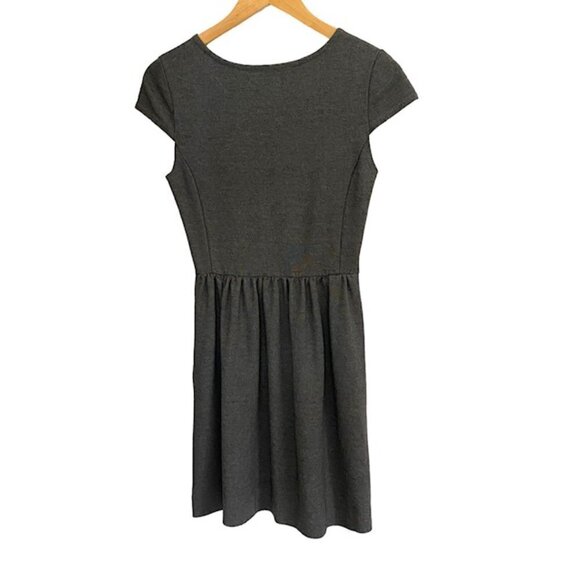 Madewell Grey Ponte Screenplay Dress XSmall - Picture 4 of 6